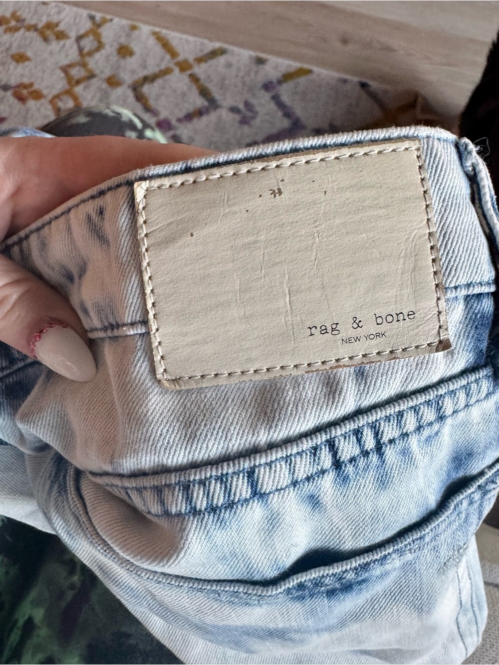 rag & bone indigo water color jeans - Picture 8 of 8